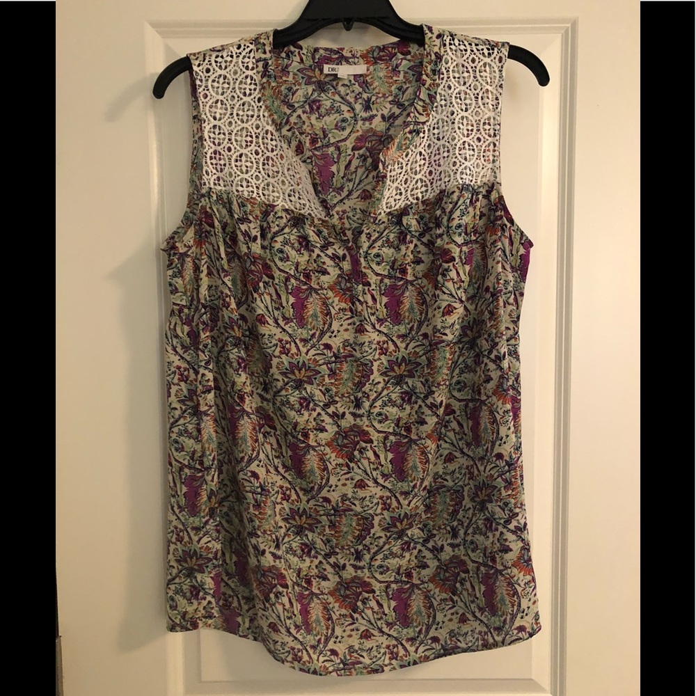 Blouse By DR2, Multi Colors, 1X